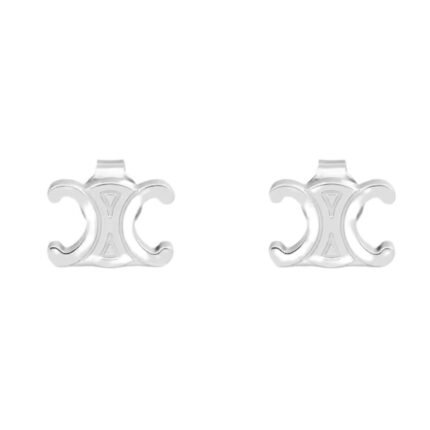 CELINE TRIOMPHE STUDS IN BRASS WITH GOLD FINISH