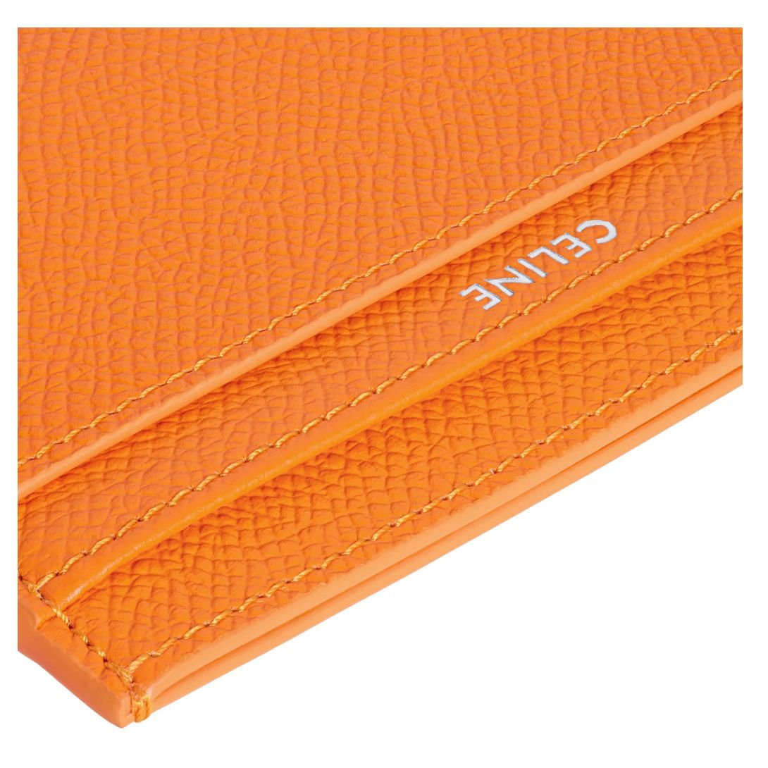 4 CELINE MEDIUM CARD HOLDER IN GRAINED CALFSKIN