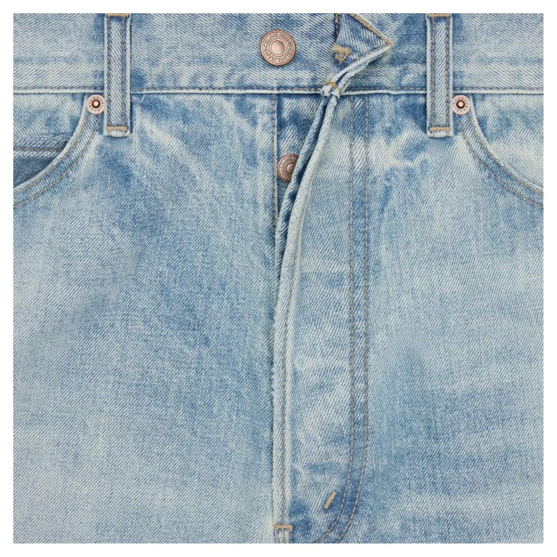 4 CELINE WESLEY JEANS IN RIDER WASH DENIM