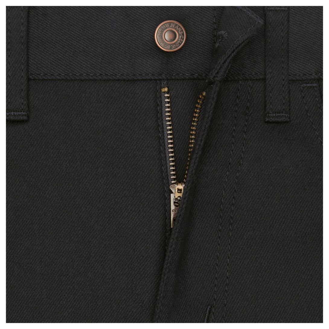 4 CELINE SKINNY JEANS IN VINTAGE PURE BLACK DENIM