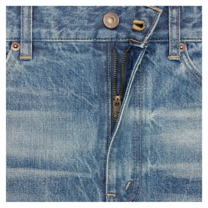 CELINE FLARED SURF JEANS IN SUMMER DAZED WASH DENIM