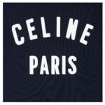 CELINE PARIS CREW NECK SWEATER IN COTTON