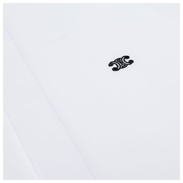 CELINE LOOSE SHIRT IN COTTON POPLIN WHITE