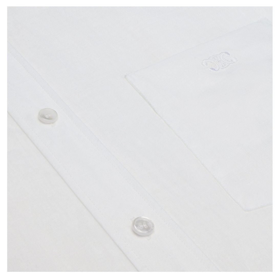 4 CELINE LOOSE SHIRT IN LINEN
