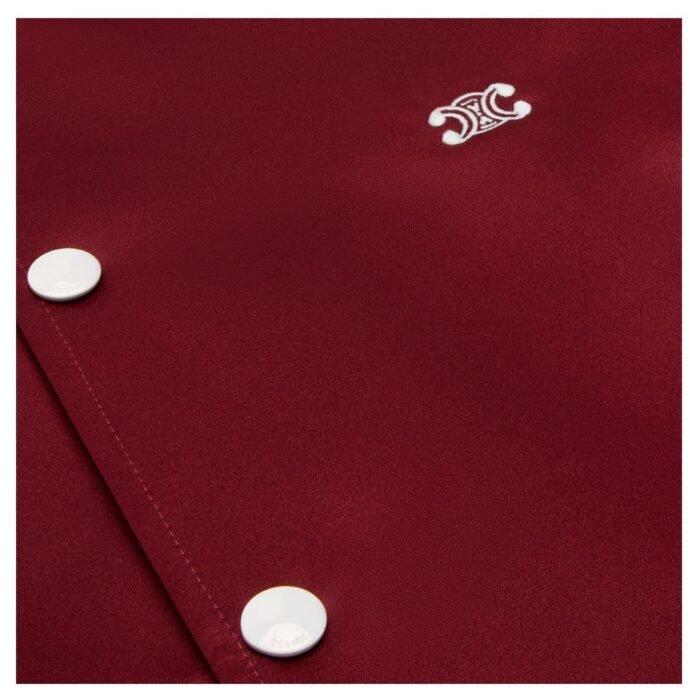 CELINE TRIOMPHE TEDDY JACKET IN SATIN