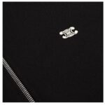 CELINE TRACKSUIT JACKET IN DOUBLE FACE JERSEY BLACK-ECRU