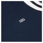 CELINE TRIOMPHE REGULAR T SHIRT IN COTTON JERSEY DEEP NAVY-WHITE