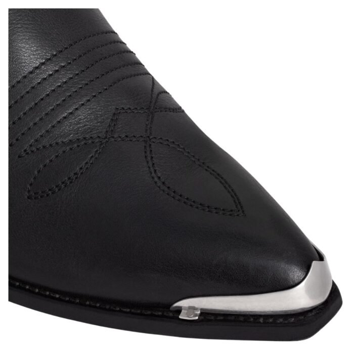 CELINE CRUISER BOOTS CHELSEA WITH METAL TOE IN CALFSKIN