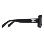 CELINE TRIOMPHE SKATE 02 SUNGLASSES IN ACETATE BLACK