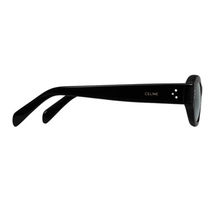 CELINE BLACK FRAME 58 SUNGLASSES IN ACETATE BLACK