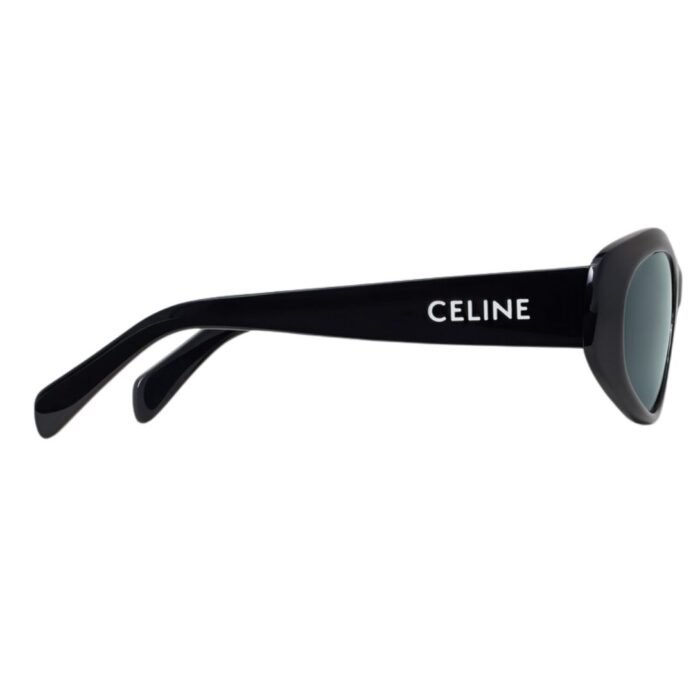 CELINE MONOCHROMS 07 SUNGLASSES IN ACETATE BLACK