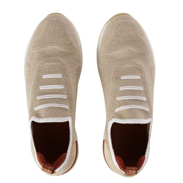 LORO PIANA 360 LP FLEXY WALK SNEAKER BEIGE MELANGE