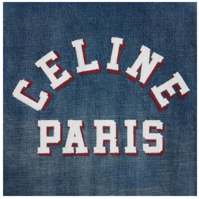 CELINE PARIS JACKET IN DARK UNION WASH DENIM