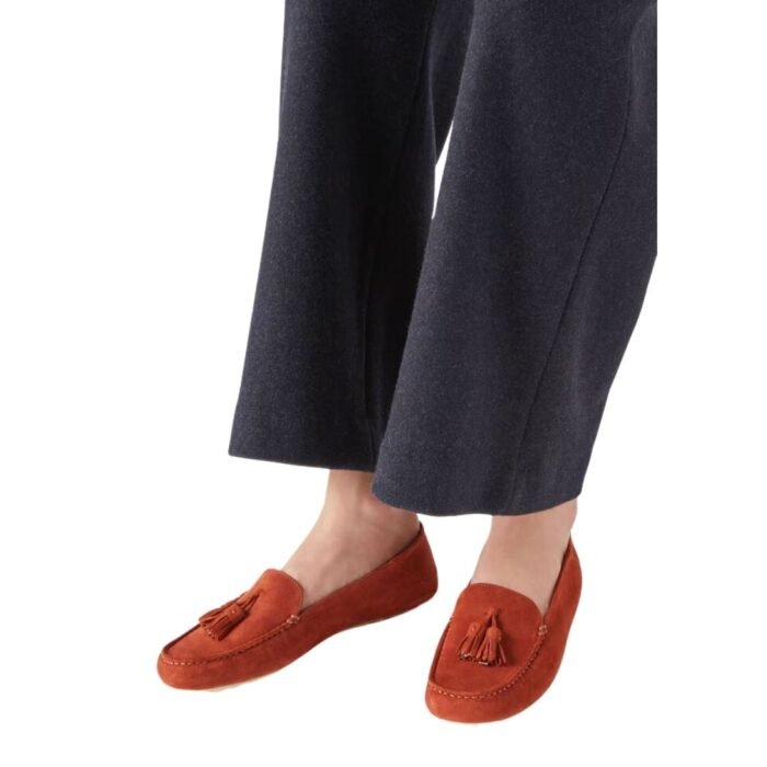 LORO PIANA DOT SOLE WALK LOAFER CINNAMON BARK