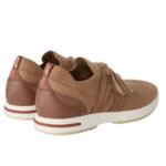 LORO PIANA 360 LP LADY FLEXY WALK SNEAKER DUSTY CAMEL