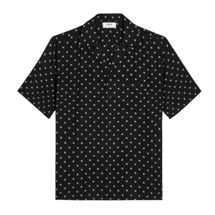 CELINE HAWAIIAN SHIRT IN PRINTED VISCOSE