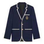 CELINE BLASON CLASSIC JACKET IN DIAGONAL WOOL