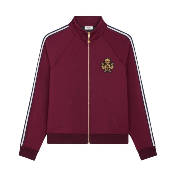 CELINE BLASON TRACKSUIT JACKET IN DOUBLE FACE JERSEY