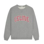 CELINE LOOSE SWEATSHIRT IN COTTON FLEECE