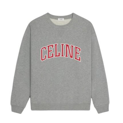 CELINE LOOSE SWEATSHIRT IN COTTON FLEECE