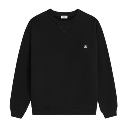 CELINE TRIOMPHE LOOSE SWEATSHIRT IN COTTON FLEECE