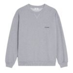 CELINE LOOSE SWEATSHIRT IN COTTON FLEECE GREY