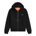 CELINE ZIPPED QUILTED HOODIE IN COTTON FLEECE