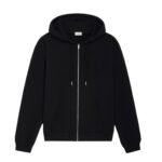 CELINE LOOSE ZIPPED HOODIE IN COTTON FLEECE