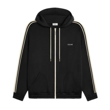 CELINE TRACKSUIT JACKET IN DOUBLE FACE JERSEY