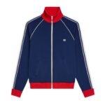 CELINE TRIOMPHE TRACKSUIT JACKET IN DOUBLE FACE JERSEY