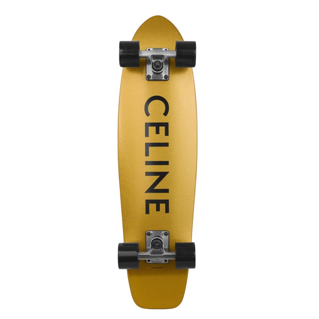 5 CELINE MINI CRUISER IN WOOD WITH CELINE PRINT BLACK