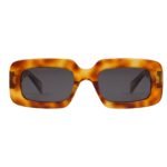 CELINE TRIOMPHE SKATE 02 SUNGLASSES IN ACETATE BLONDE SPOTTED HAVANA