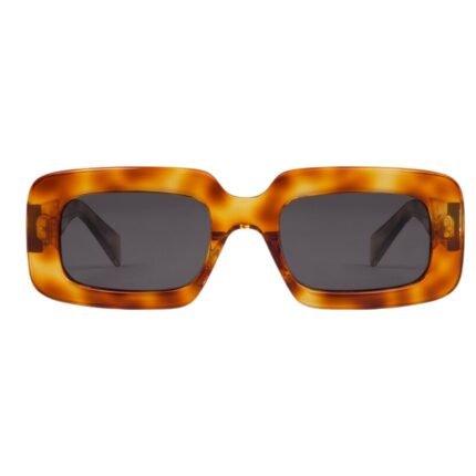 CELINE TRIOMPHE SKATE 02 SUNGLASSES IN ACETATE BLONDE SPOTTED HAVANA