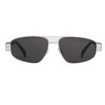 CELINE TRIOMPHE METAL 03 SUNGLASSES IN METAL GOLD-GREEN