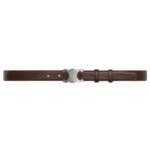 CELINE MEDIUM TRIOMPHE BELT IN TAURILLON LEATHER ECORCE