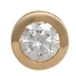 CELINE SENTIMENTAL BRILLANT STUD IN YELLOW GOLD AND DIAMOND