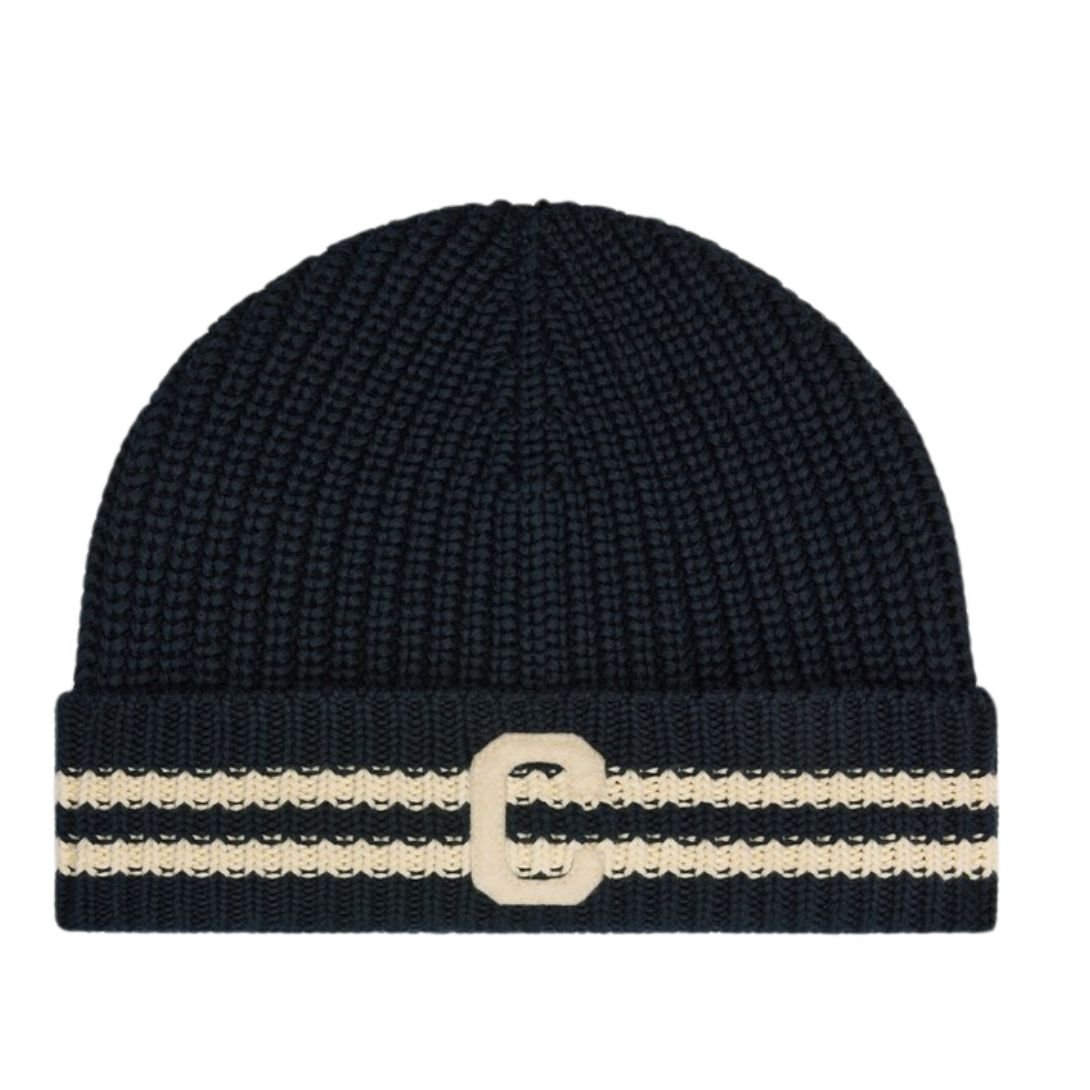 5 CELINE INITIAL BEANIE IN COTTON