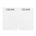 CELINE BOXERS IN COTTON JERSEY WHITE