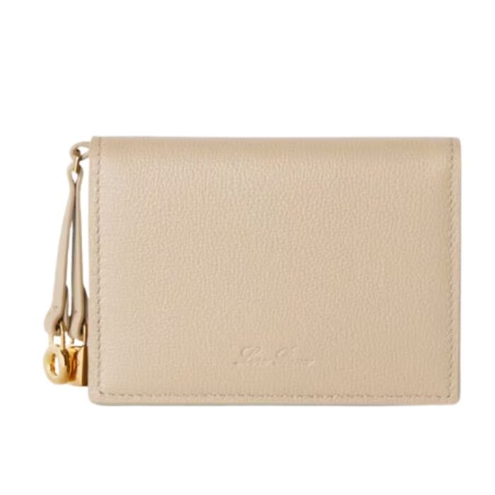 LORO PIANA EXTRA BIFOLD CARD HOLDER DEEP KUMMEL