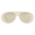 CELINE AVIATOR S300 SUNGLASSES IN ACETATE WITH MIRROR LENSES IVORY