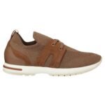 LORO PIANA 360 LP LADY FLEXY WALK SNEAKER BEIGE MELANGE