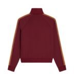 CELINE TRACKSUIT JACKET IN DOUBLE FACE JERSEY VINTAGE BURGUNDY