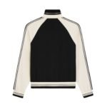 CELINE TRACKSUIT JACKET IN DOUBLE FACE JERSEY BLACK