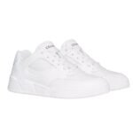 CELINE TRAINER CT 09 LOW LACE UP SNEAKER IN CALFSKIN AND MESH