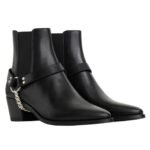 CELINE CAMARGUE BIKER CHELSEA BOOT IN CALFSKIN