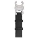 CELINE LARGE TRIOMPHE BELT IN VINTAGE CALFSKIN BLACK