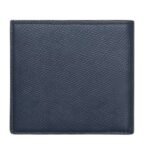 CELINE BI FOLD WALLET IN GRAINED CALFSKIN NAVY BLUE