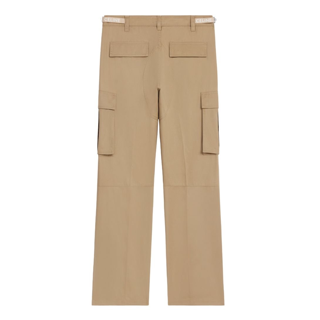 6 CELINE CARGO PANTS IN TECHNICAL COTTON BEIGE