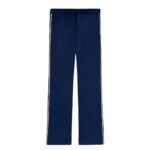 CELINE TRACKSUIT PANTS IN DOUBLE FACE JERSEY NAVY-OFF WHITE