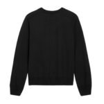 CELINE TRIOMPHE CREW NECK SWEATER IN WOOL BLACK